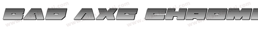 Bad Axe Chrome Itali字体转换